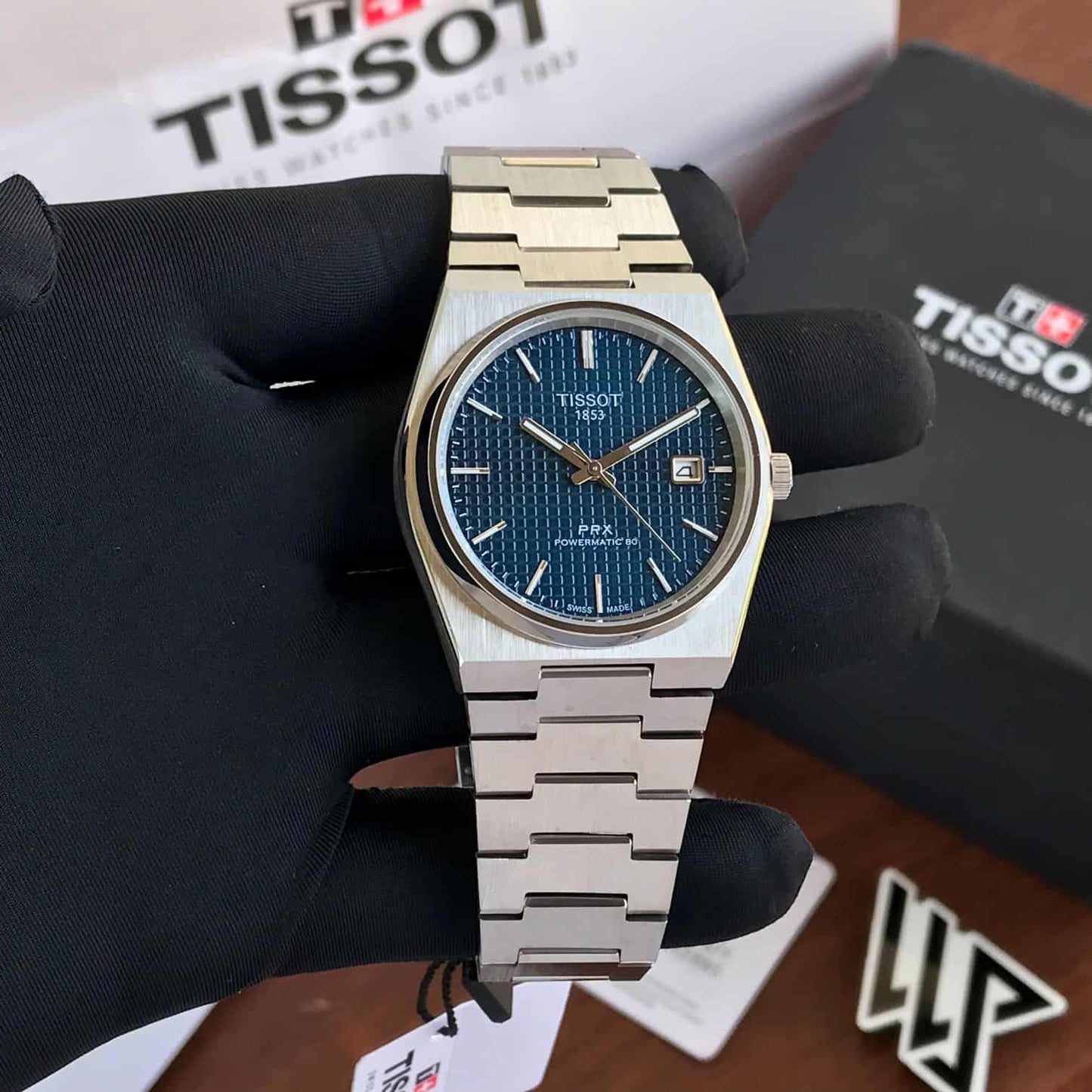 Tissot PRX Stainless Steel Blue Dial Men’s Watch