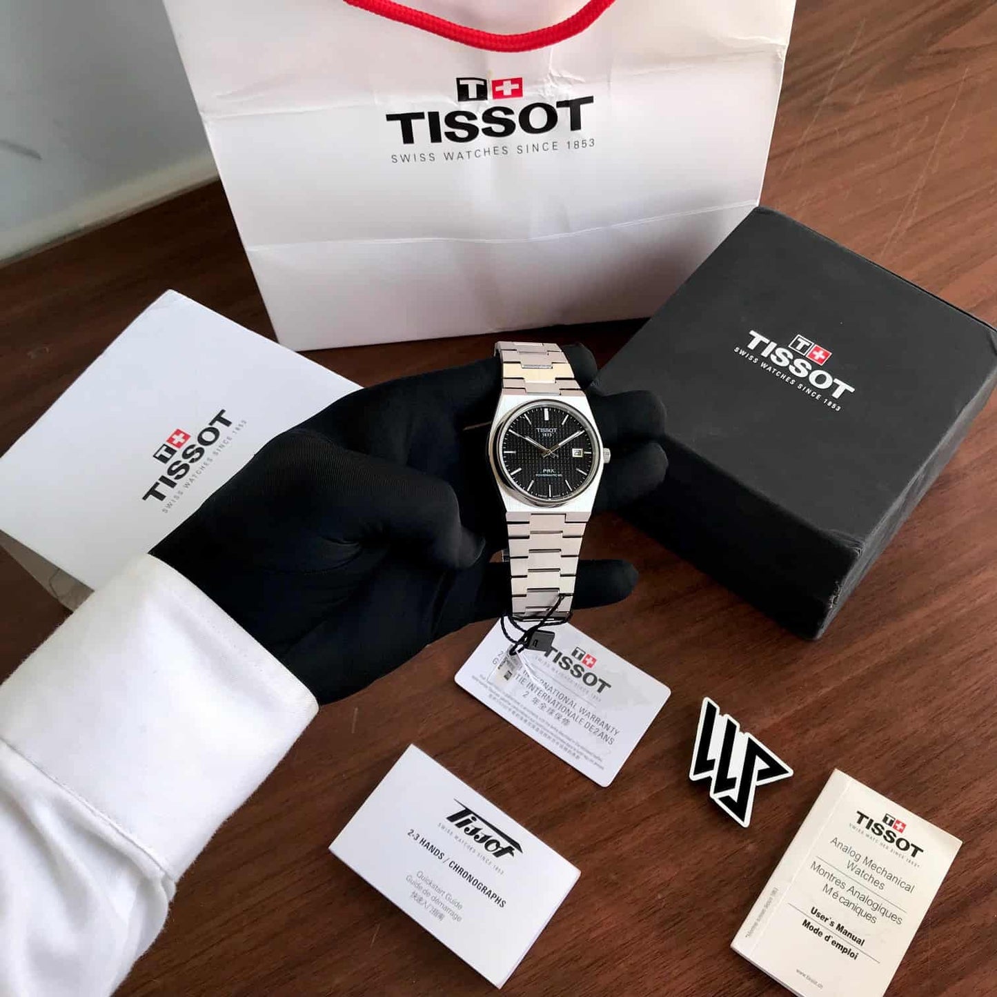 TISSOT PRX BLACK WATCH