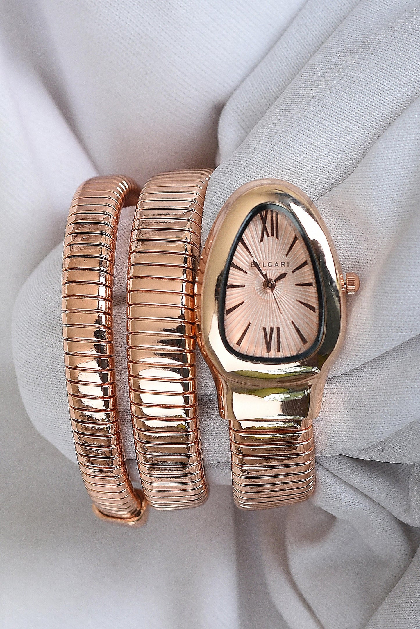 BVLGARI-ROSEGOLD-WITH ROSGOLD DIAL