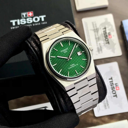 TISSOT PRX GREEN DIAL WATCH