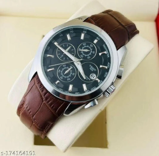 Tissot 1853 Leather Brown with Black Dail