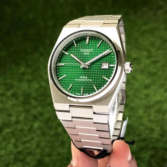 TISSOT PRX GREEN DIAL WATCH