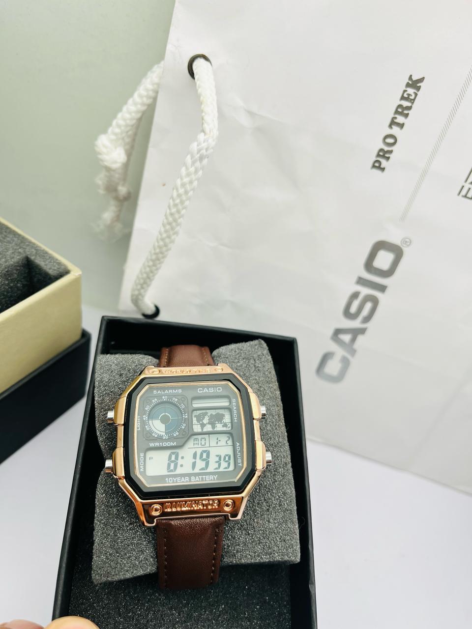 CASIO AE 1200 LEATHER